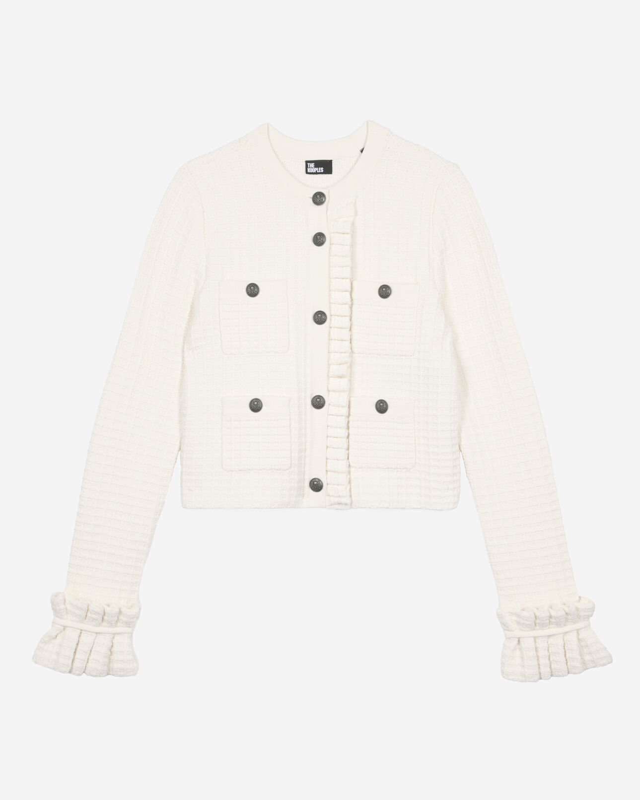 The Kooples MUJER ECRU cárdigan crudo