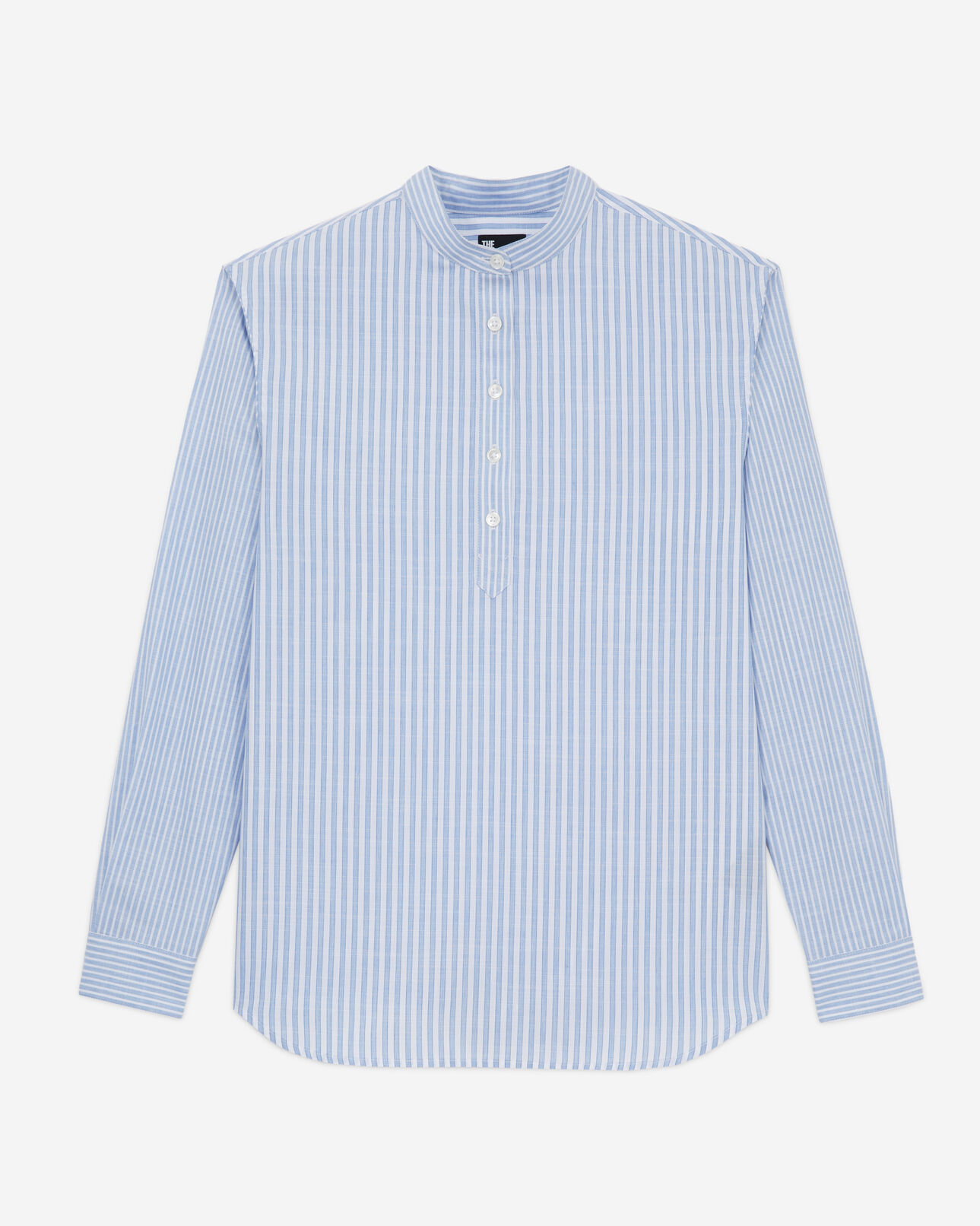 The Kooples DAMEN BLUE WHITE gestreiftes, blaues hemd