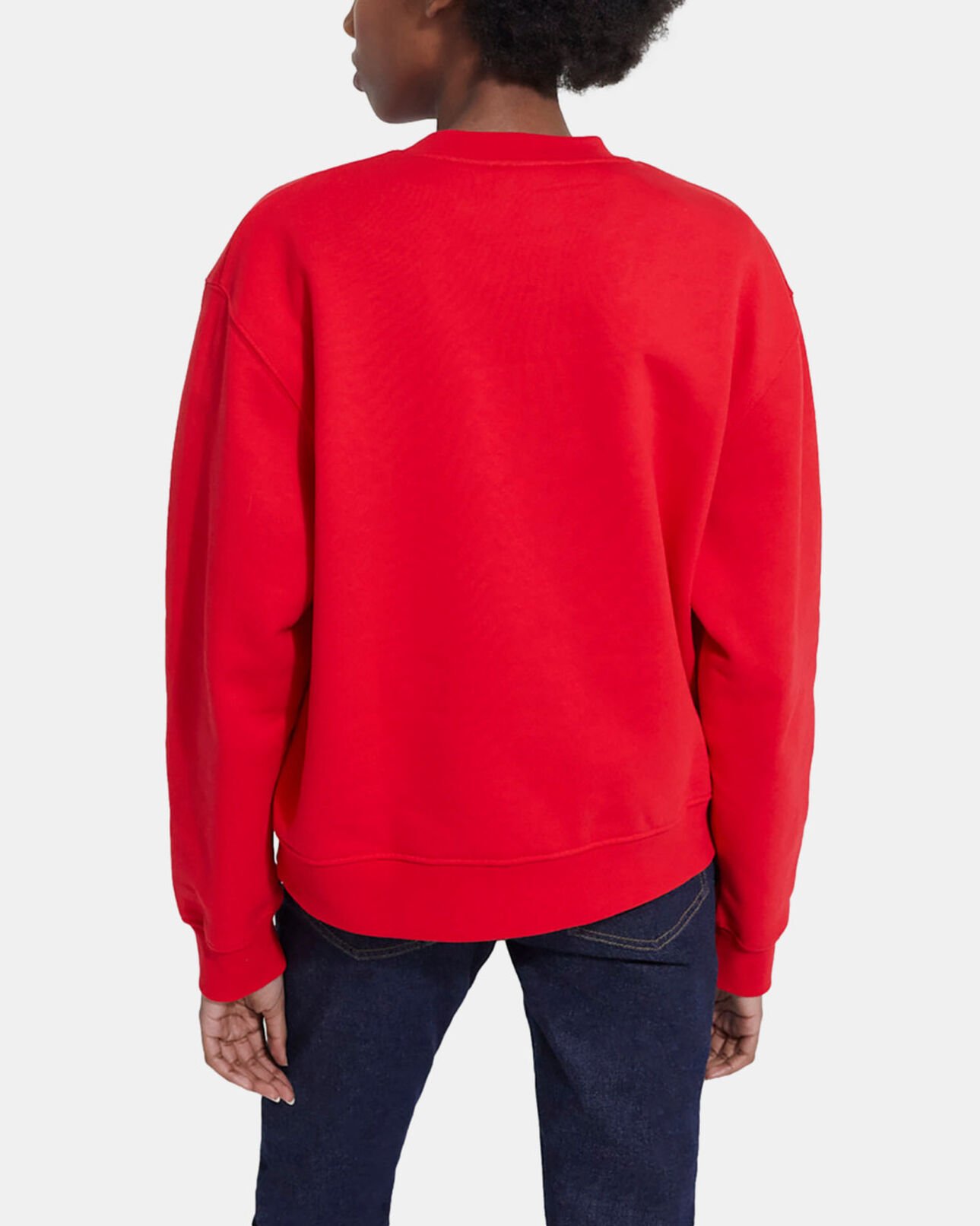 The Kooples FEMME TANGO RED sweat en coton rouge