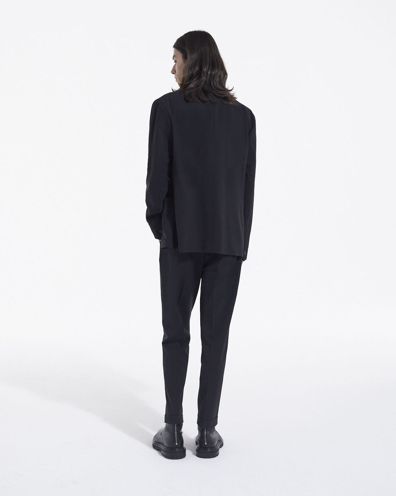 The Kooples MEN BLACK wool jacket