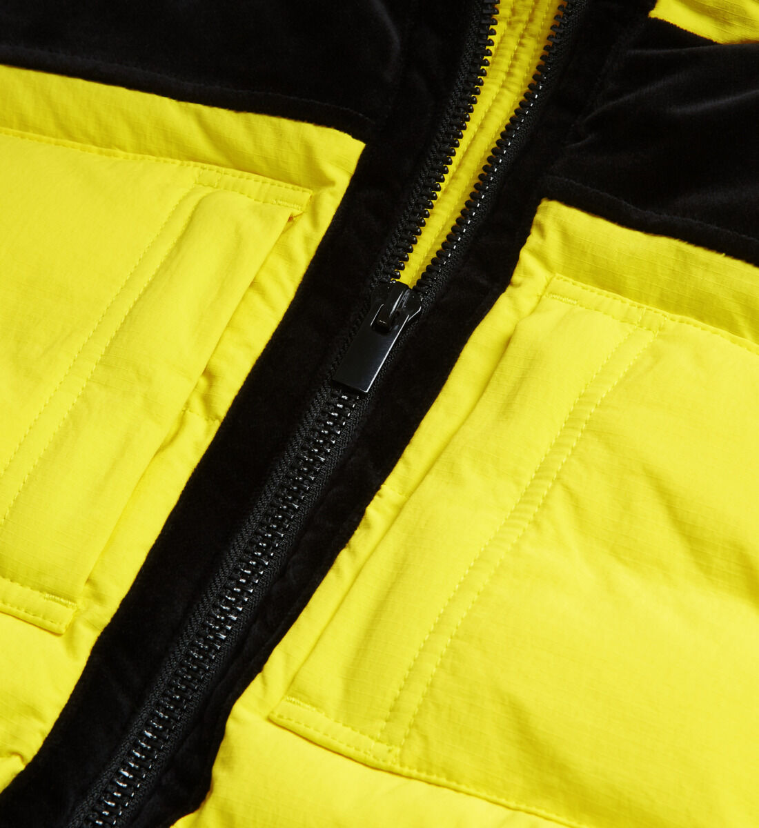 Yellow sleeveless down jacket The Kooples UK