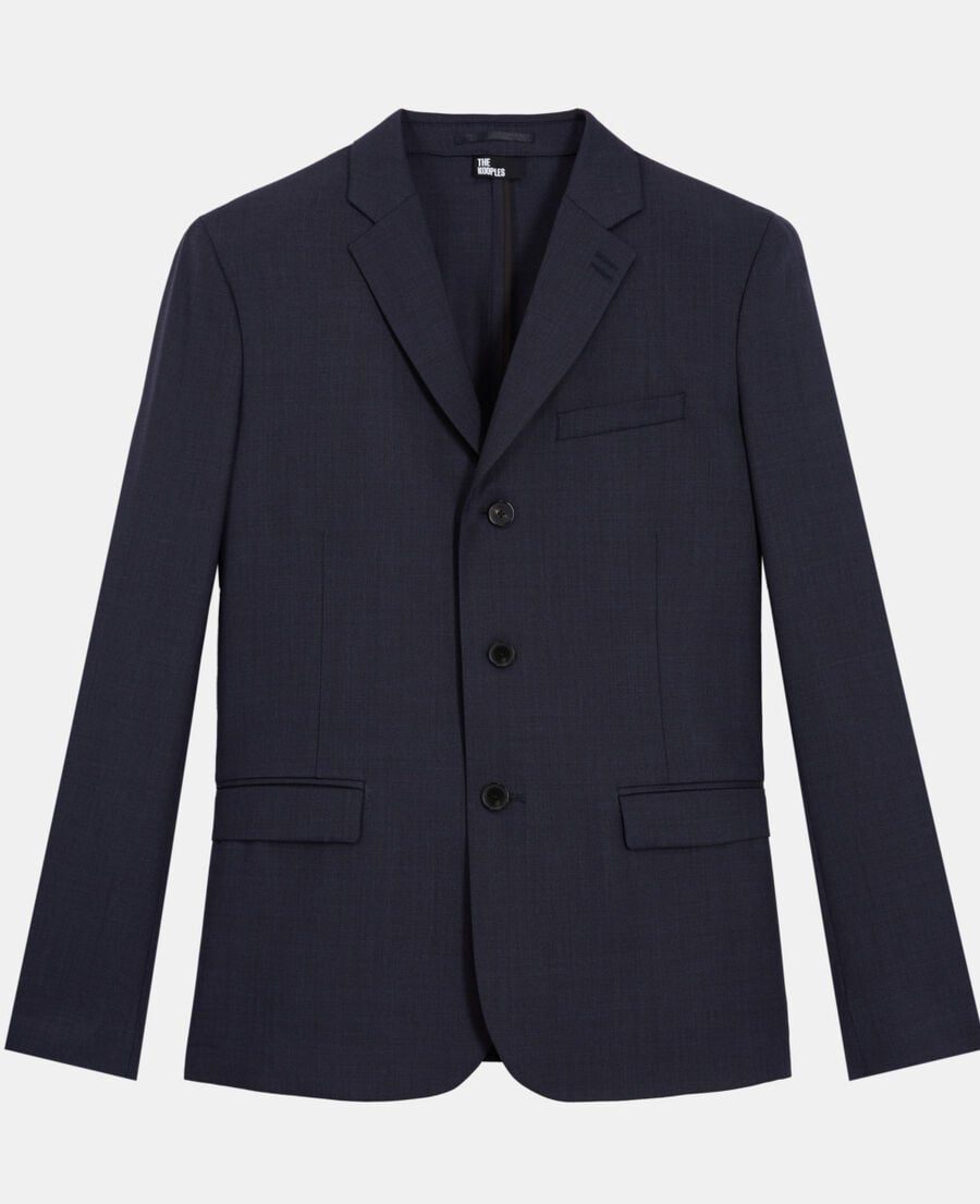 The Kooples HERREN NAVY marineblaue anzugjacke aus wolle