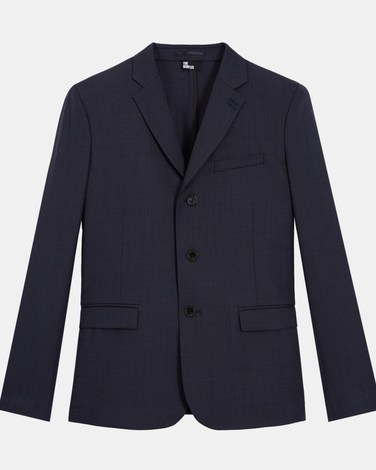 The Kooples MEN NAVY navy blue wool suit jacket