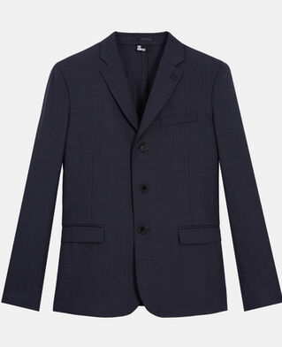 The Kooples HERREN NAVY marineblaue anzugjacke aus wolle