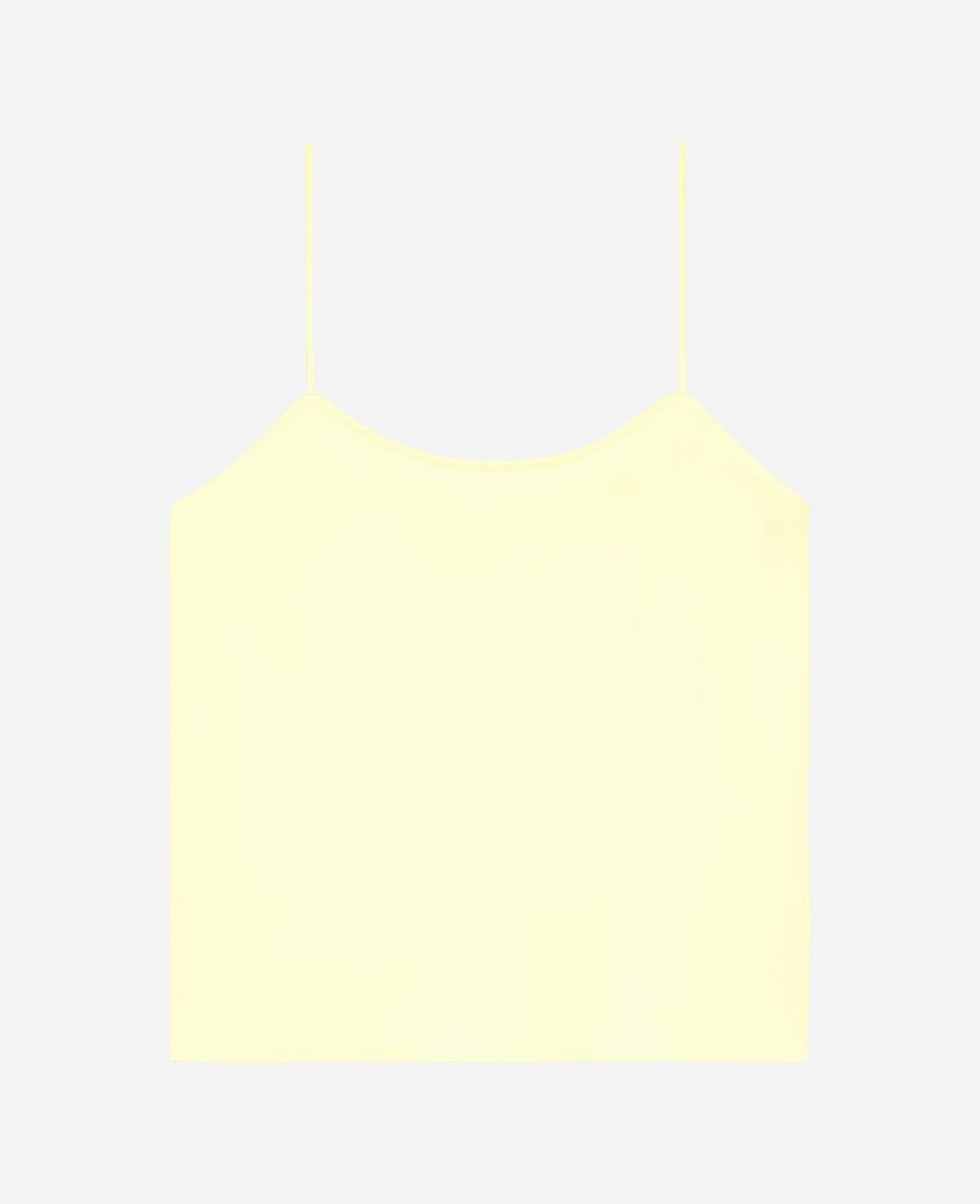 The Kooples WOMEN YELLOW light yellow camisole