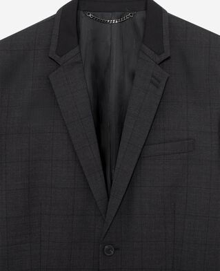 The Kooples HERREN BLACK black check suit jacket