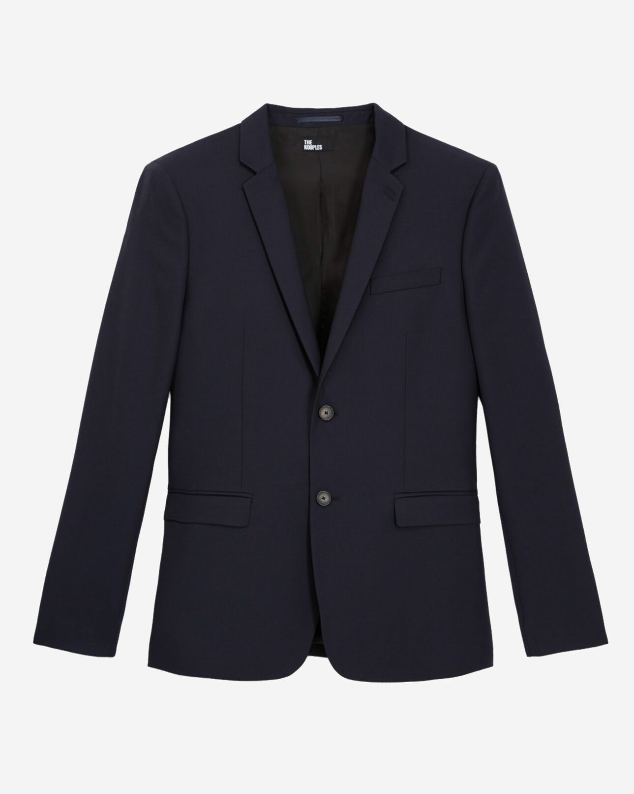 The Kooples HOMBRE DARK NAVY chaqueta de traje recta de lana azul