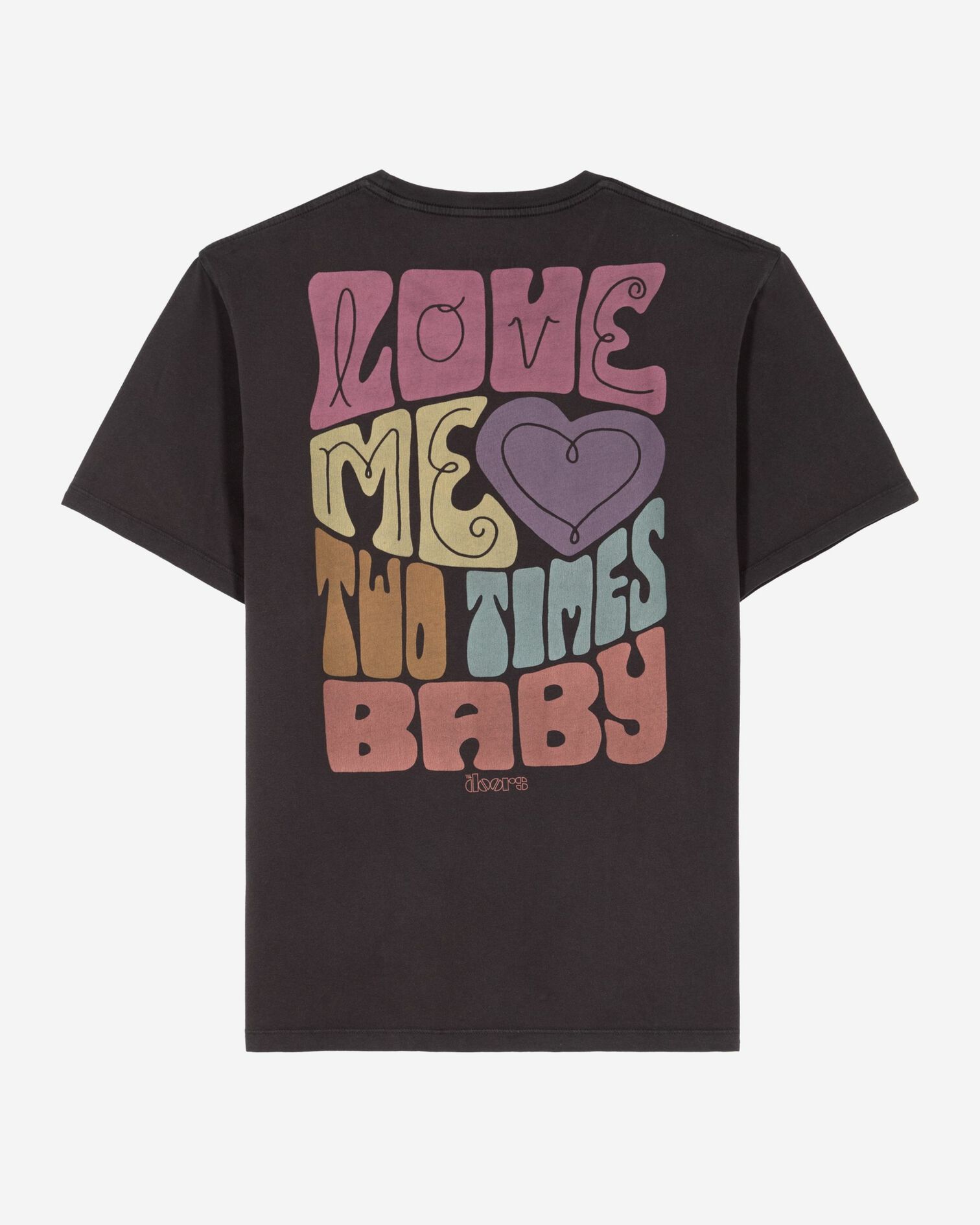 The Doors X The Kooples – Unisex-T-Shirt in verblichenem Schwarz, BLACK WASHED, hi-res image number null