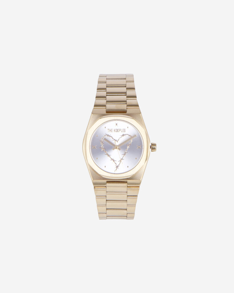 The Kooples MIXTE GOLD montre avec coeur dorée