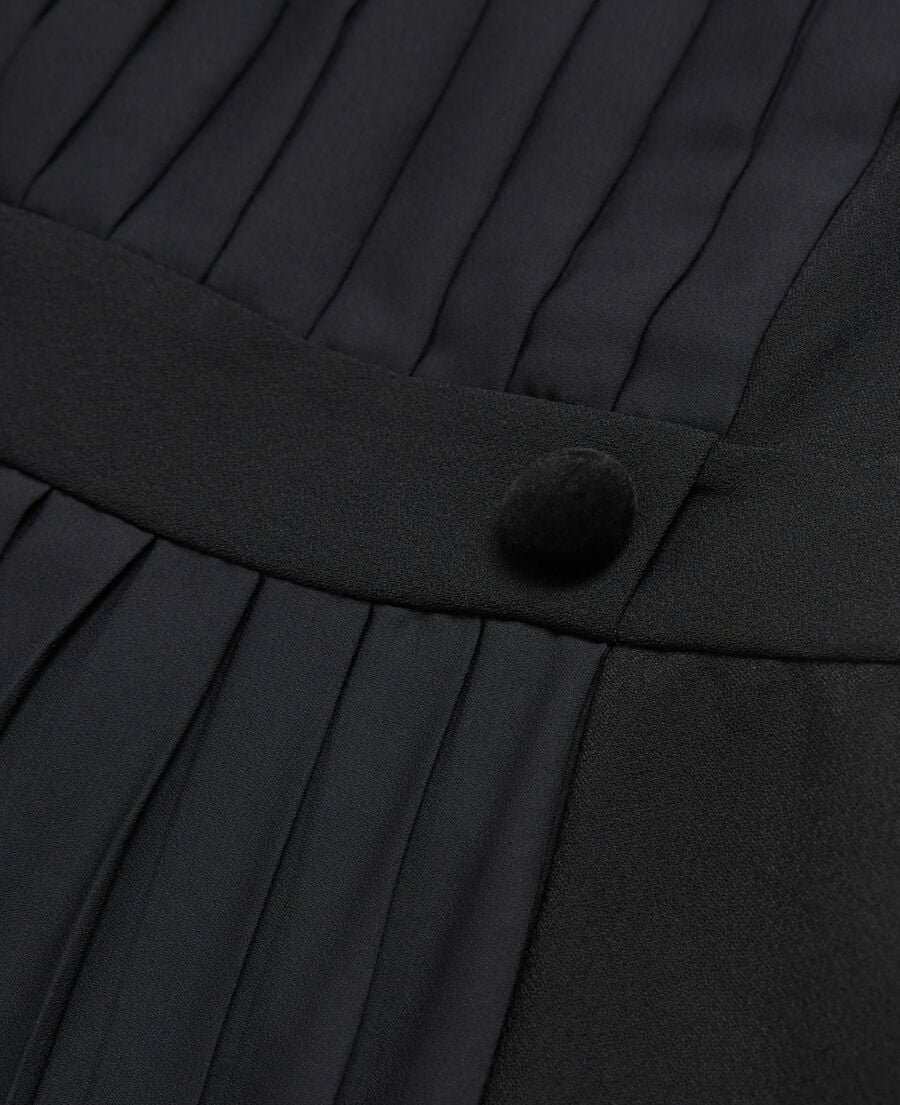 The Kooples FEMME BLACK robe longue noire