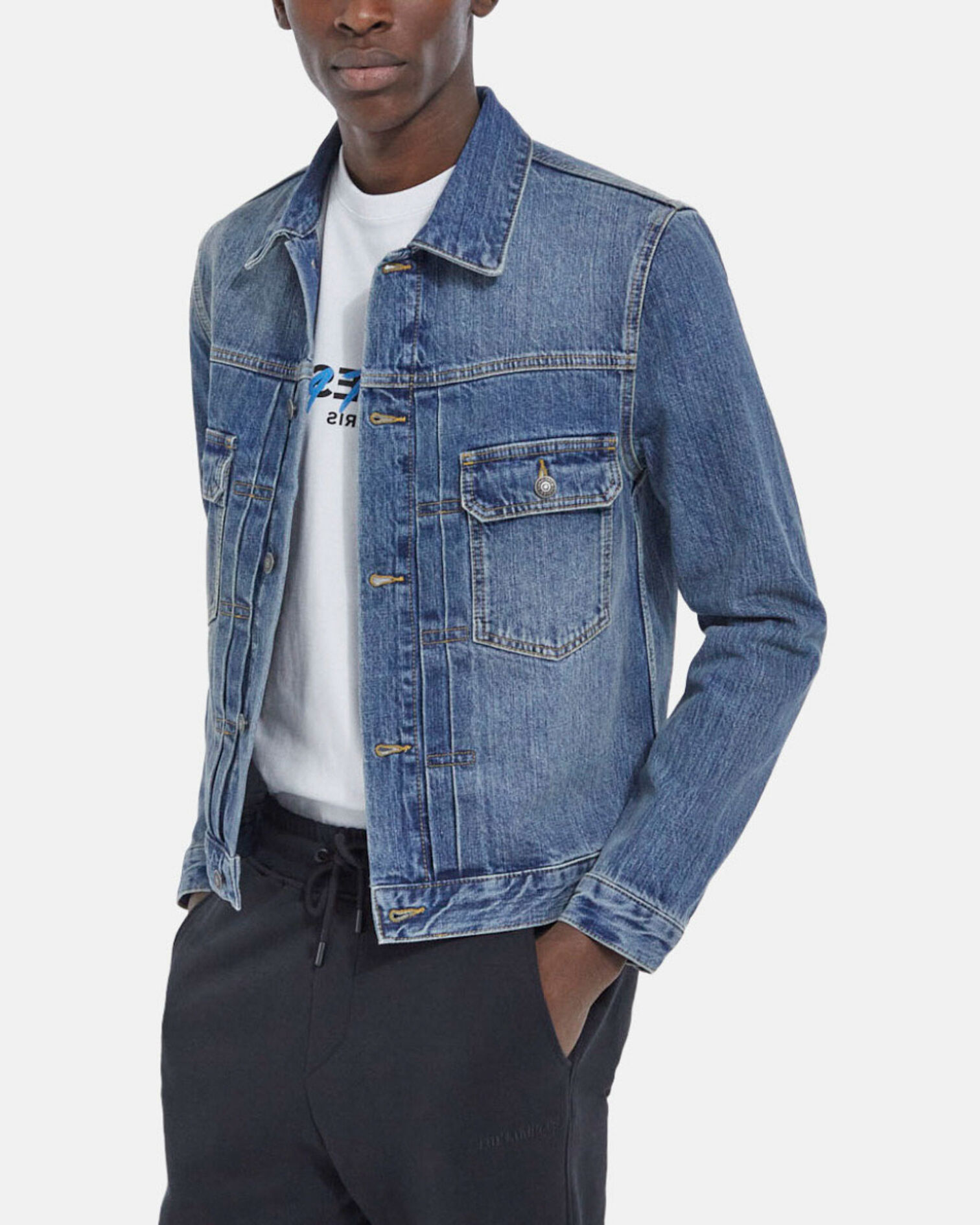 Veste en jean, BLUE WASHED, hi-res image number null