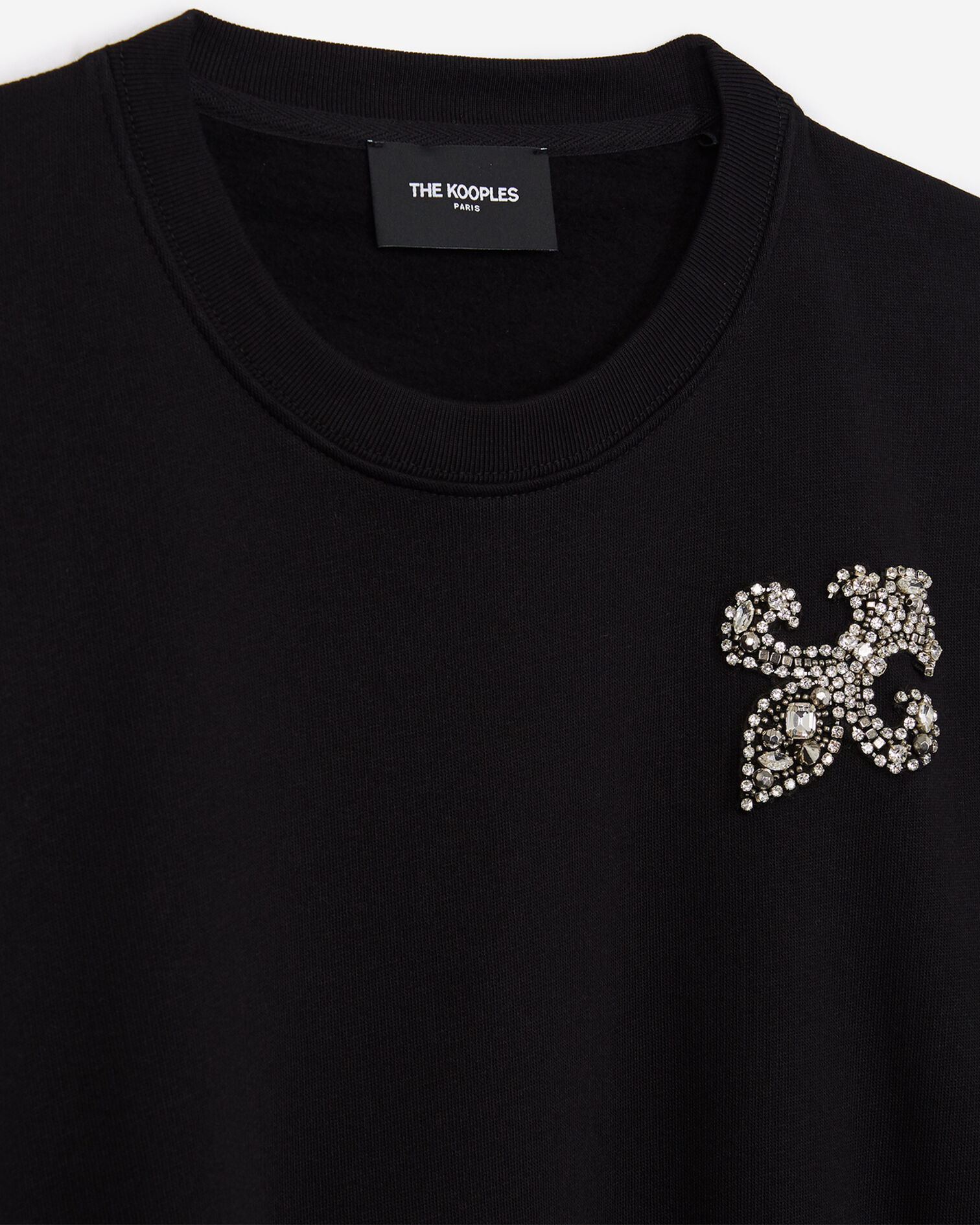 Sweat noir manches oversize, BLACK, hi-res image number null