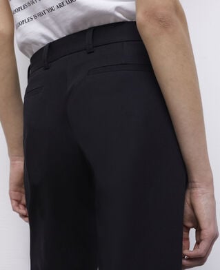 The Kooples MUJER BLACK pantalón ancho negro