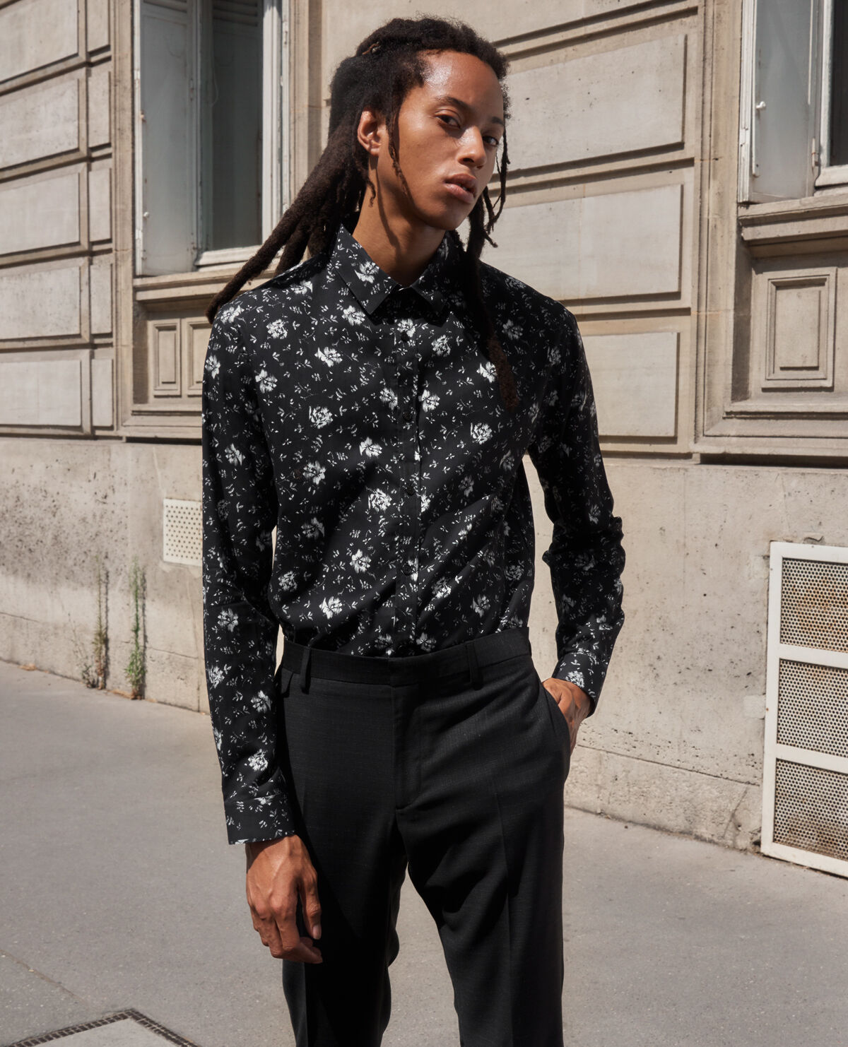 Flower dress shirt outlet