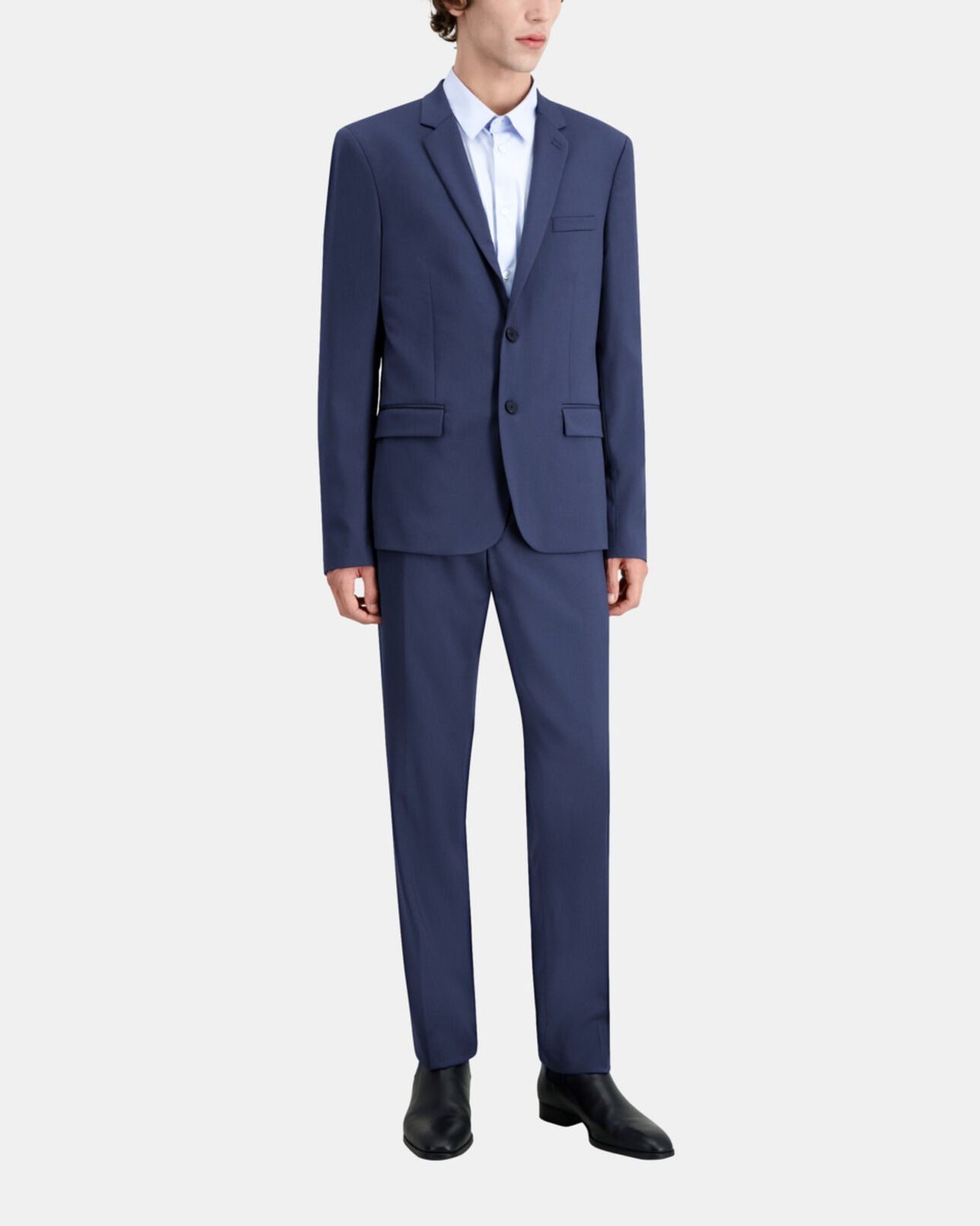 The Kooples MEN LIGHT BLUE blue wool suit blazer