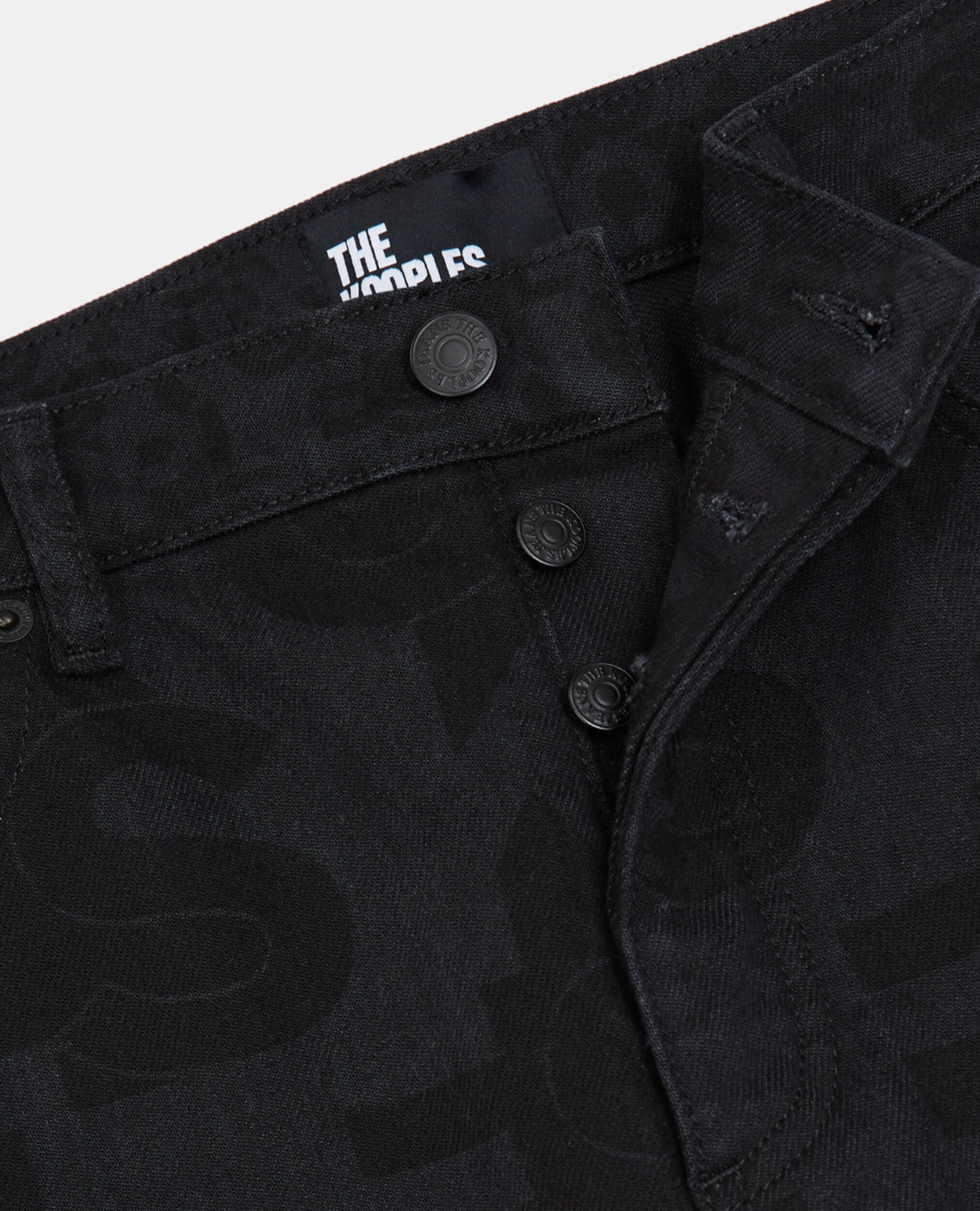 The Kooples jeans with logo, BLACK WASHED, hi-res image number null