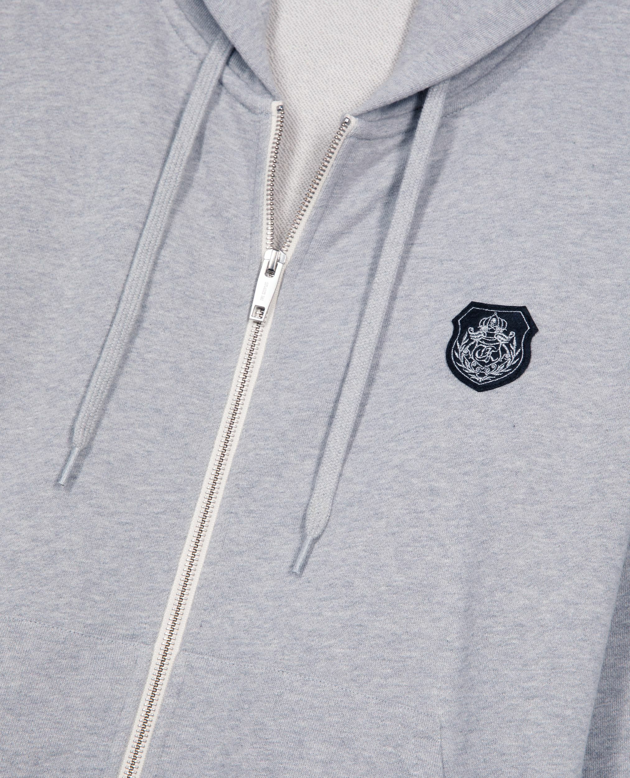 Grey Blazon hoodie, GREY MELANGE, hi-res image number null