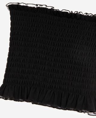 The Kooples FEMME BLACK top bustier smoké noir
