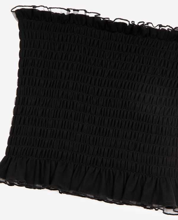 The Kooples FEMME BLACK top bustier smoké noir
