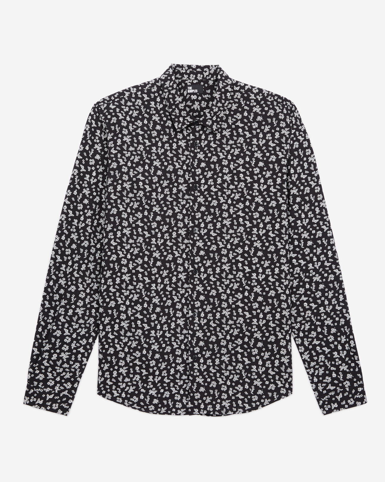 The Kooples HOMME BLACK-ECRU chemise imprimée