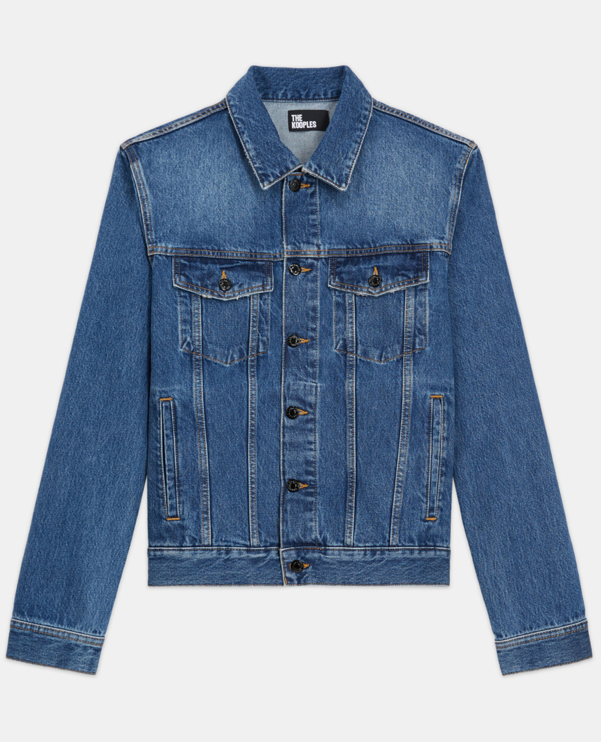 Blue denim jacket, BLUE DENIM, hi-res image number null