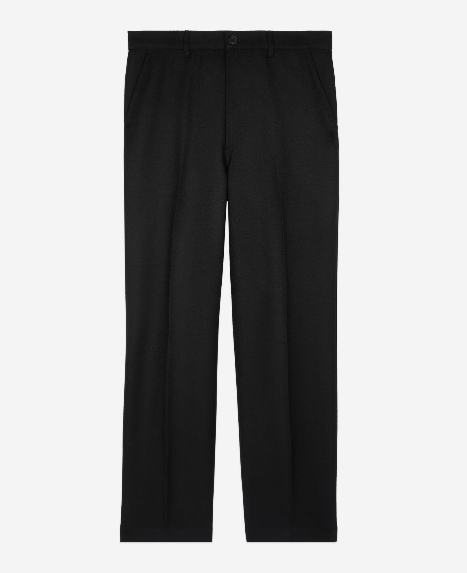 The Kooples MEN BLACK black wool trousers