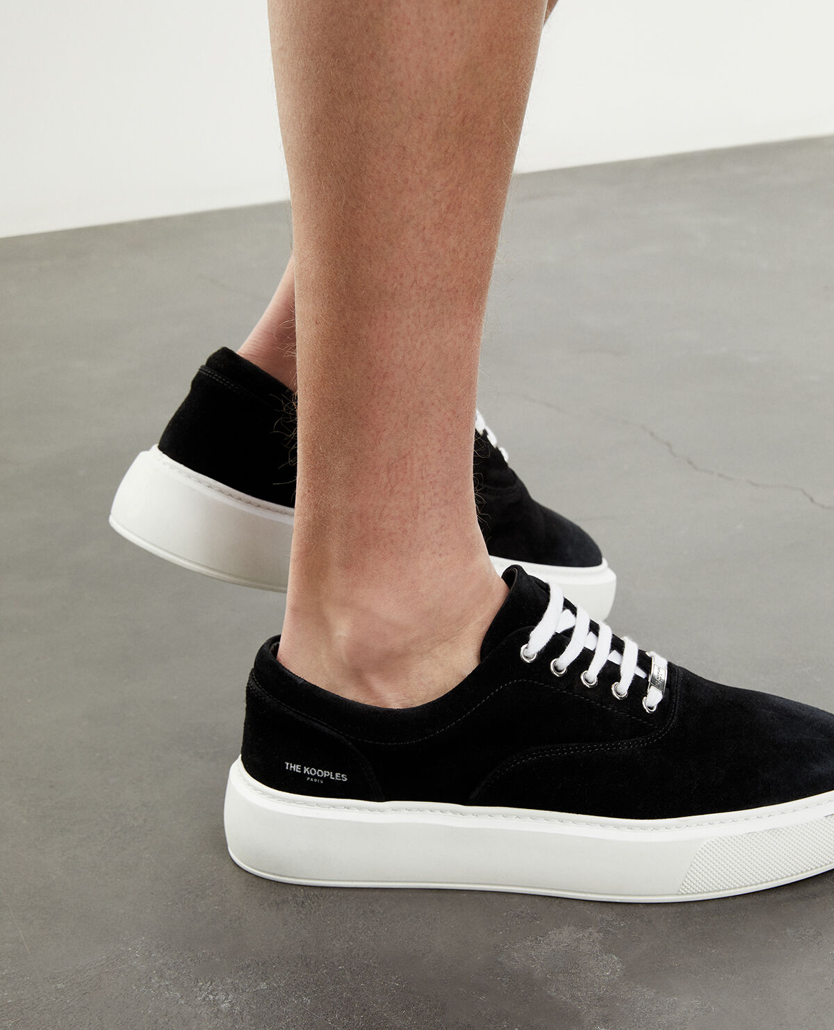 Black trainers with contrasting sole The Kooples