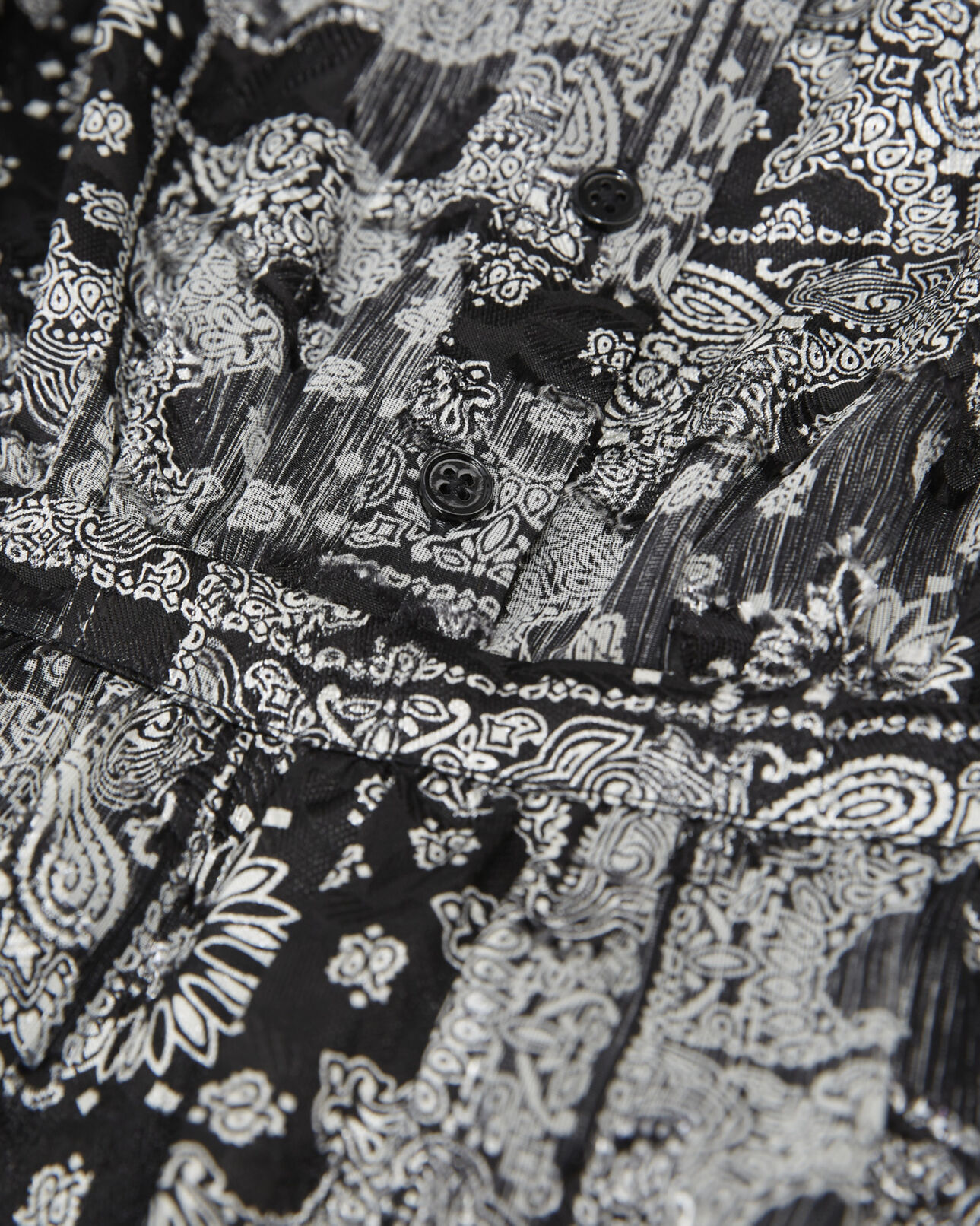 The Kooples DAMEN BLACK kurzes kleid bandana-print