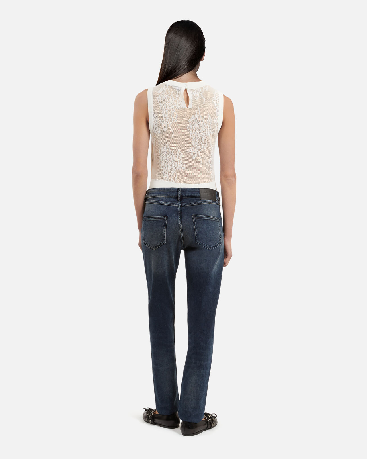 The Kooples WOMEN BLUE ELECTRIC dark blue skinny jeans