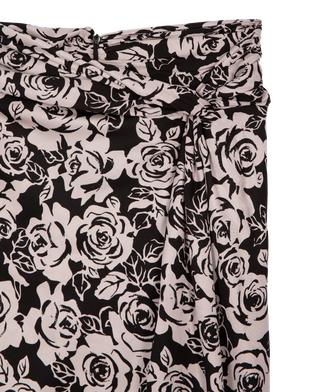 The Kooples FEMME BLACK / PINK jupe mi-longue imprimée