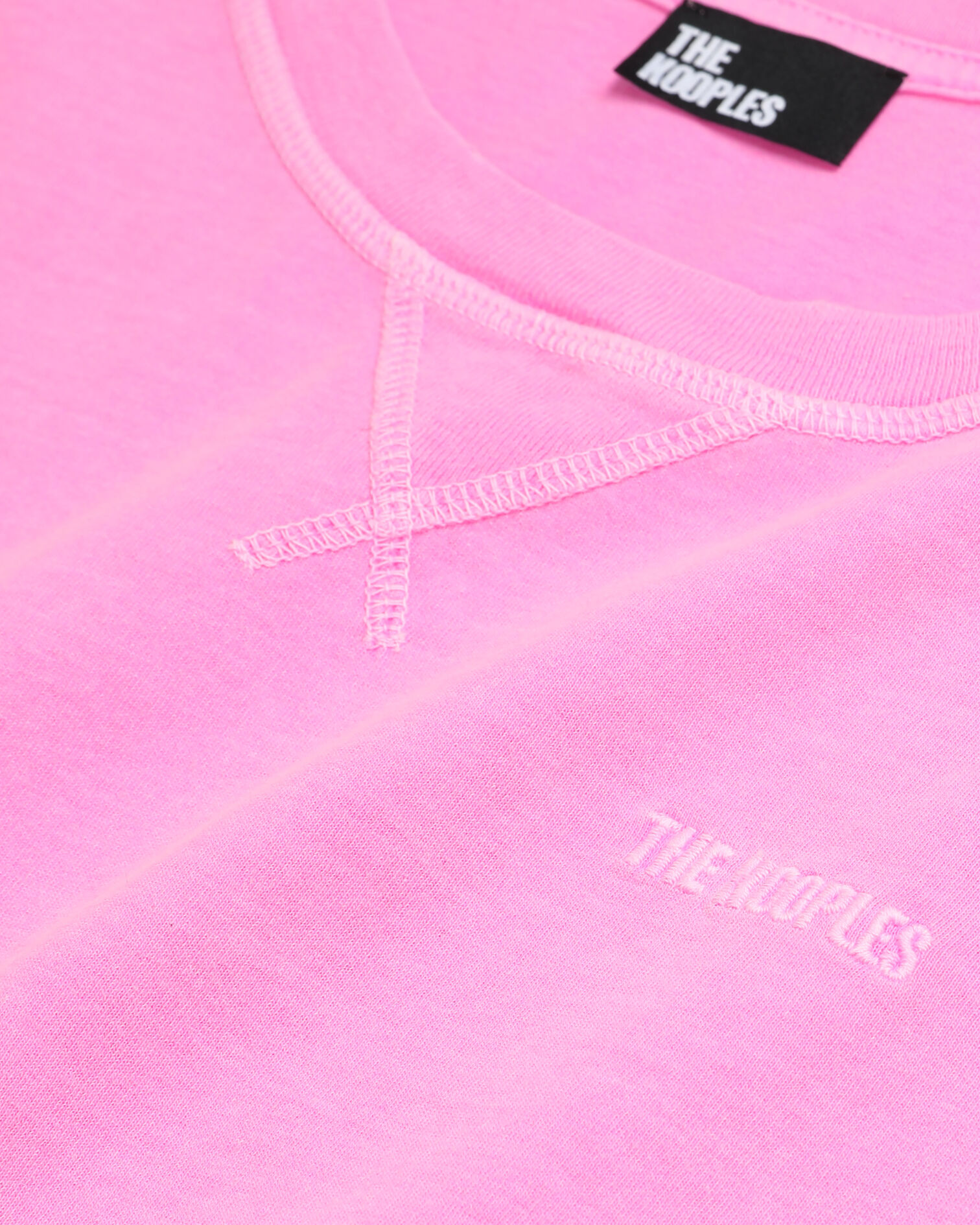 T-shirt Femme rose fluo avec logo, FLUO PINK, hi-res image number null