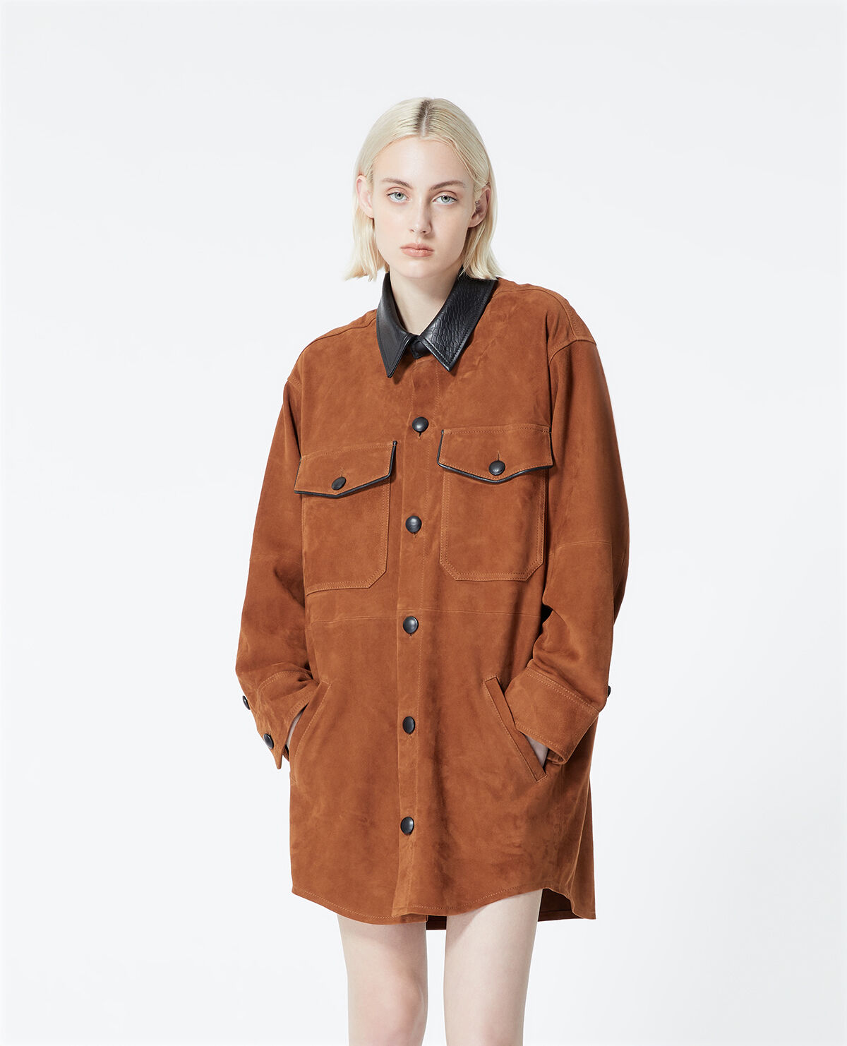 Chemise en 2025 daim femme zara