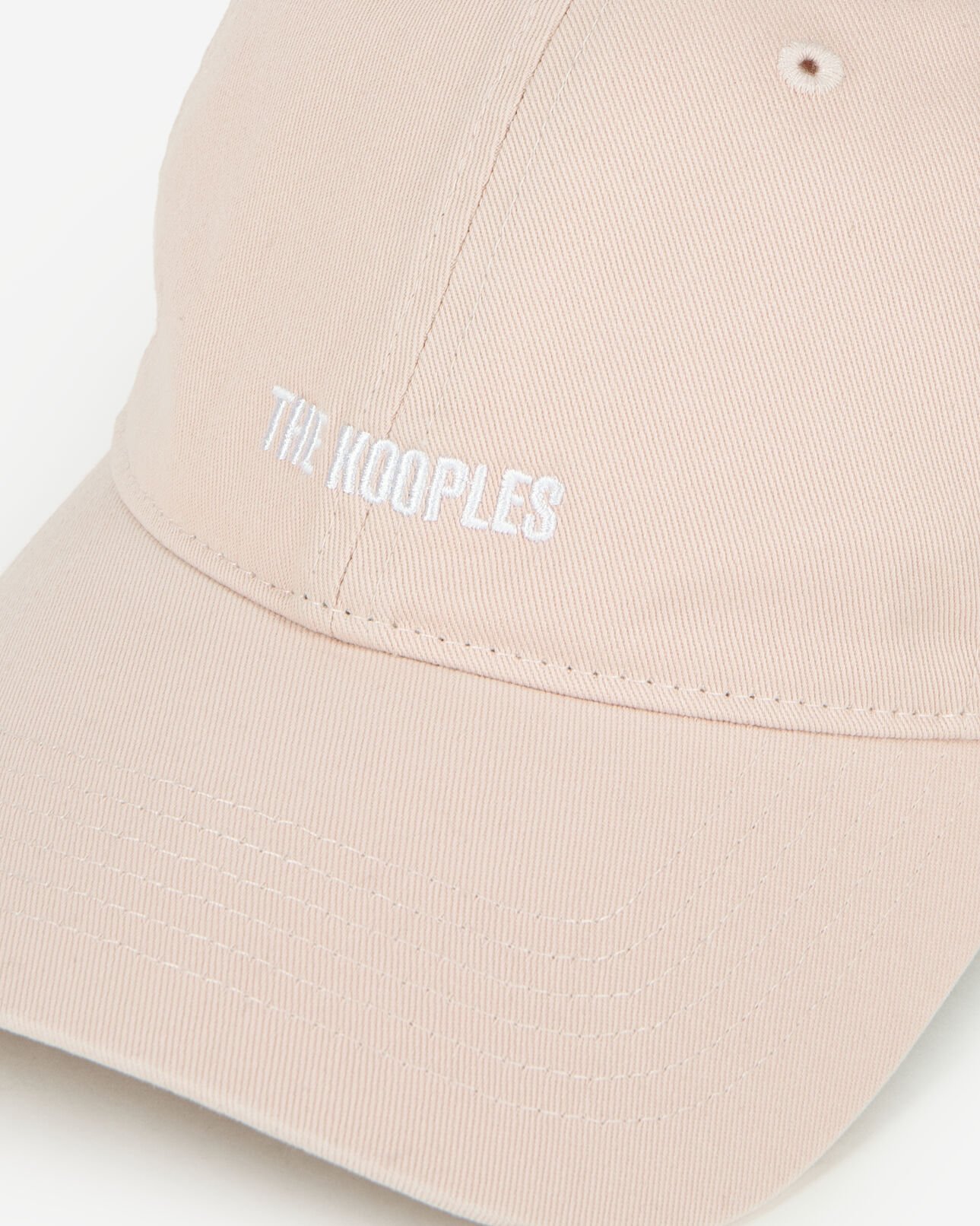 The Kooples MIXTE LILA casquette logo brodé rose