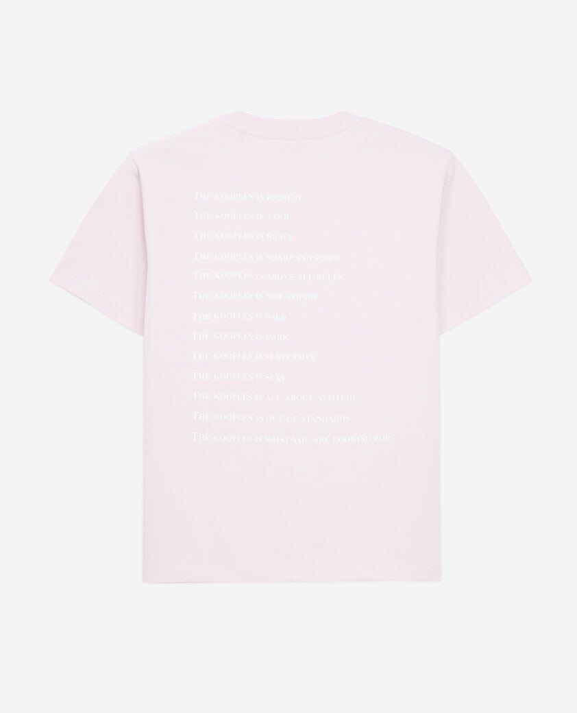 The Kooples FEMME PALE PINK t-shirt what is rose