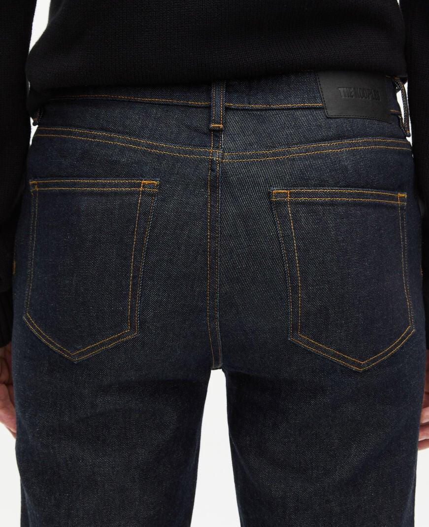 The Kooples MEN BLUE RINSE blue denim slim jeans