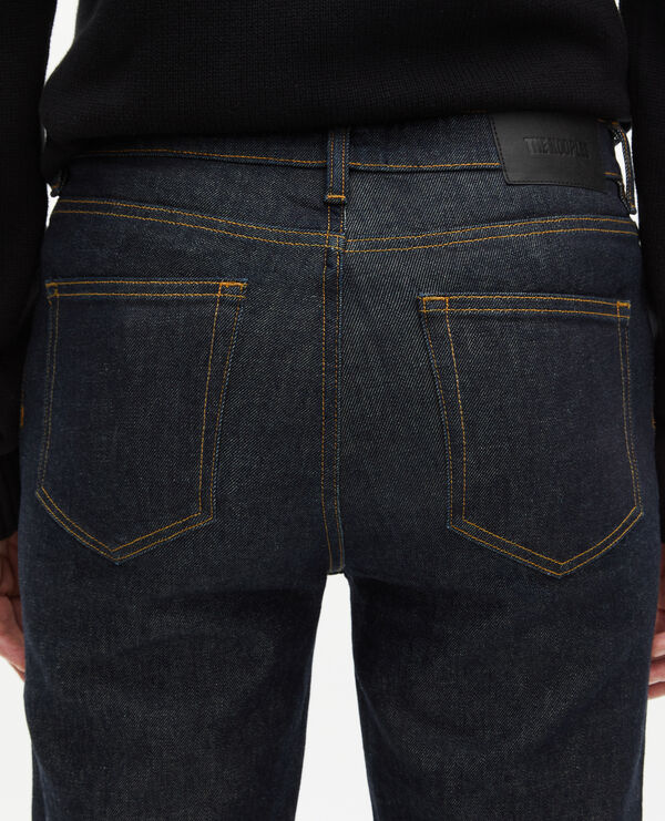 The Kooples MEN BLUE RINSE blue denim slim jeans