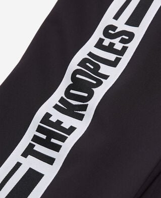The Kooples MEN BLACK black logo joggers