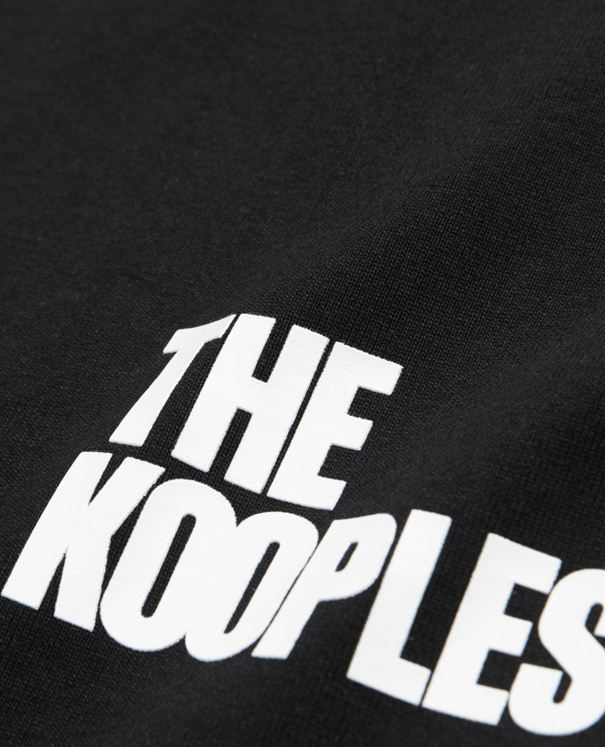 Camiseta logotipo The Kooples negra, BLACK, hi-res image number null