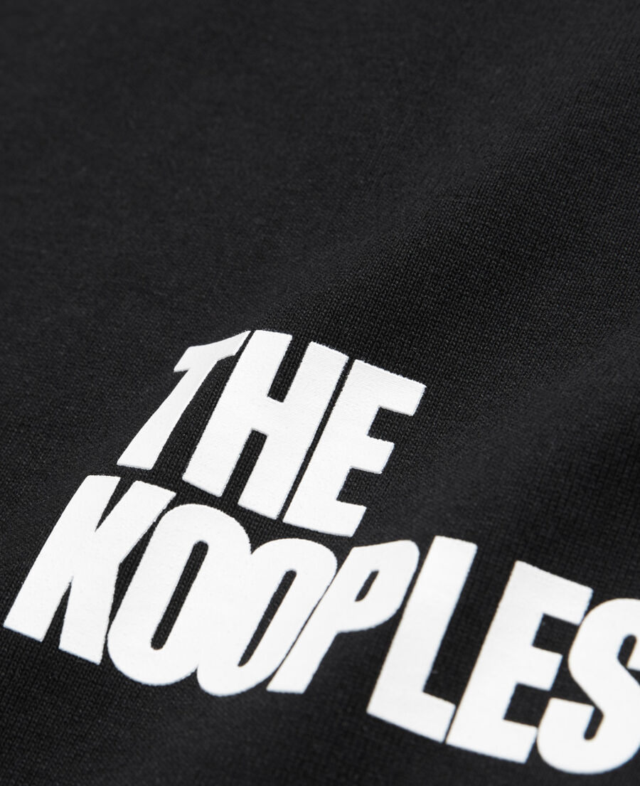t-shirt logo the kooples noir
