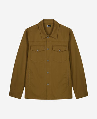 The Kooples HOMME BRONZE surchemise &agrave; poches plaqu&eacute;es bronze