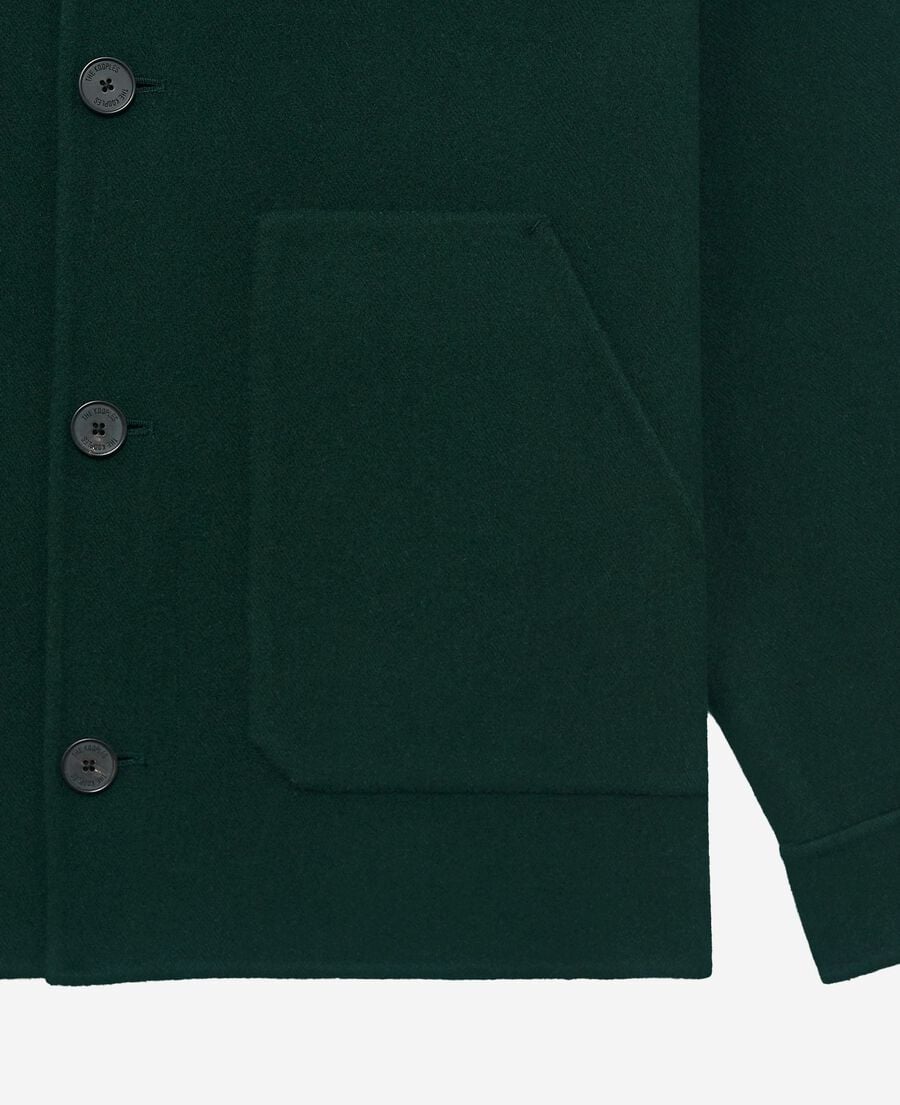 The Kooples HOMME BOTTLE GREEN surchemise vert foncé