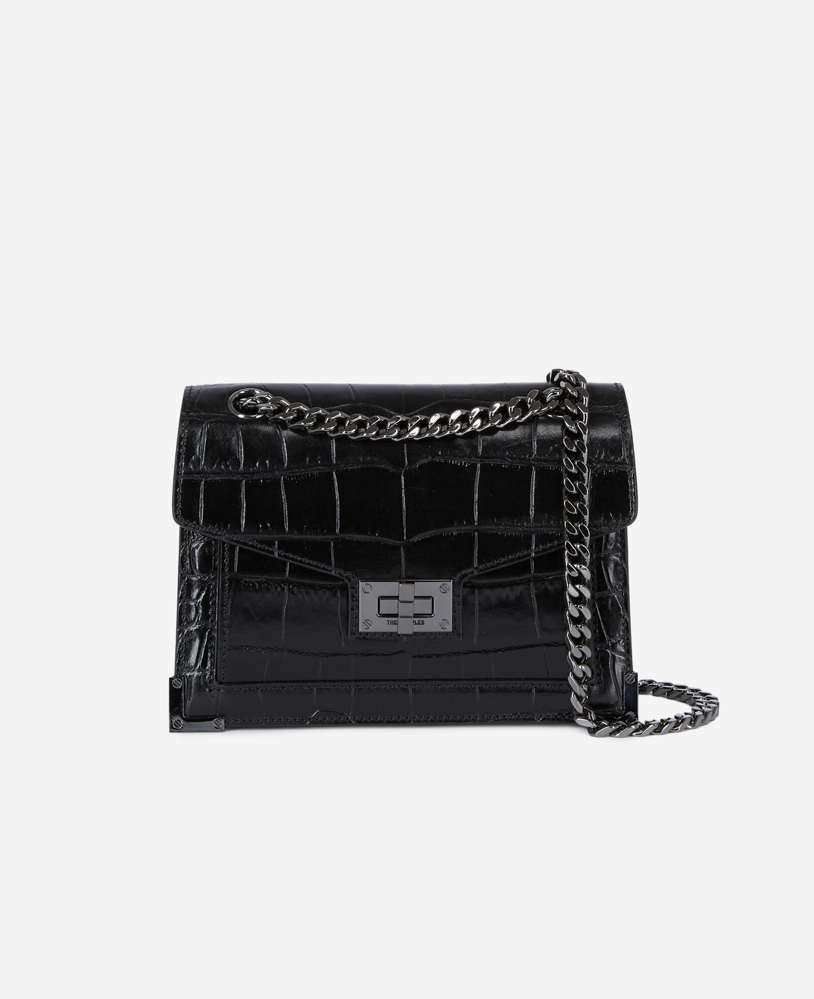 The Kooples WOMEN BLACK emily black edition chain small