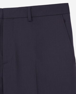 The Kooples H NAVY navy blue wool suit trousers