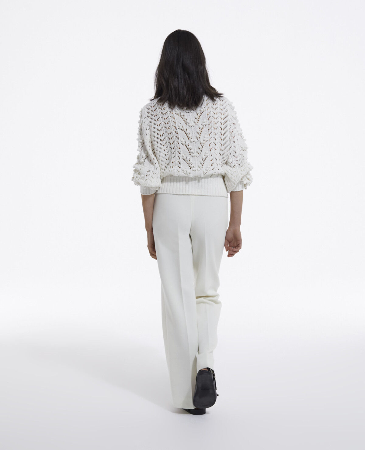 Open knit cardigan The Kooples US
