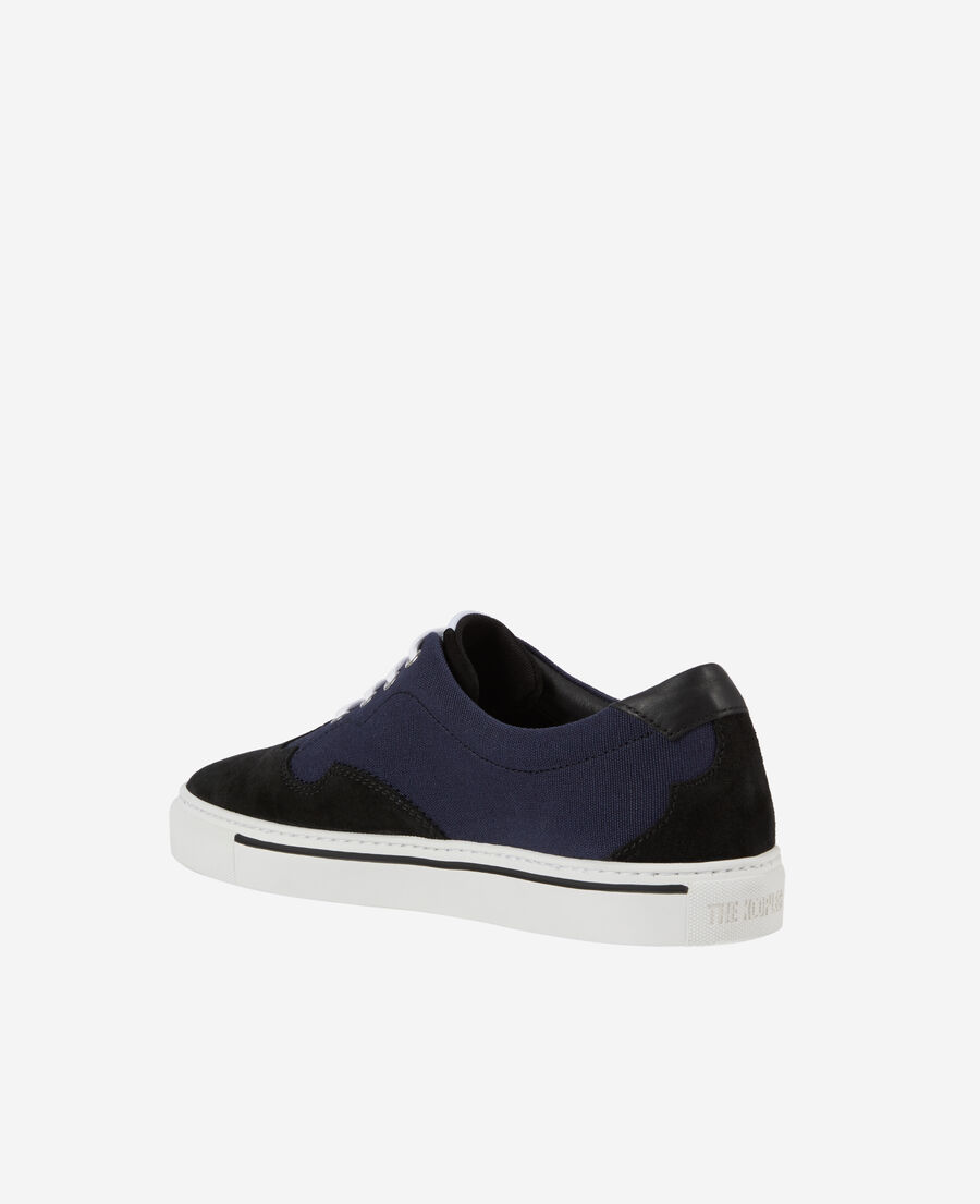 The Kooples HOMME NAVY sneakers bleu marine en toile