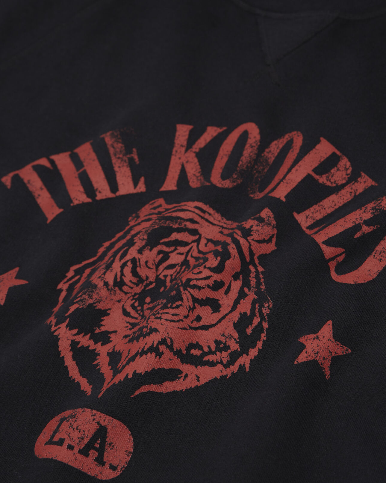 The Kooples MEN BLACK tiger sweatshirt