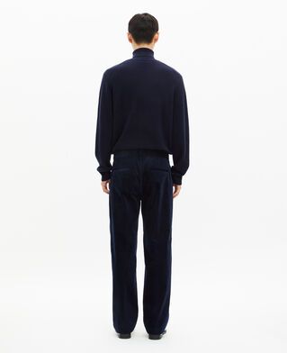 The Kooples H NAVY navy corduroy wide-leg pants