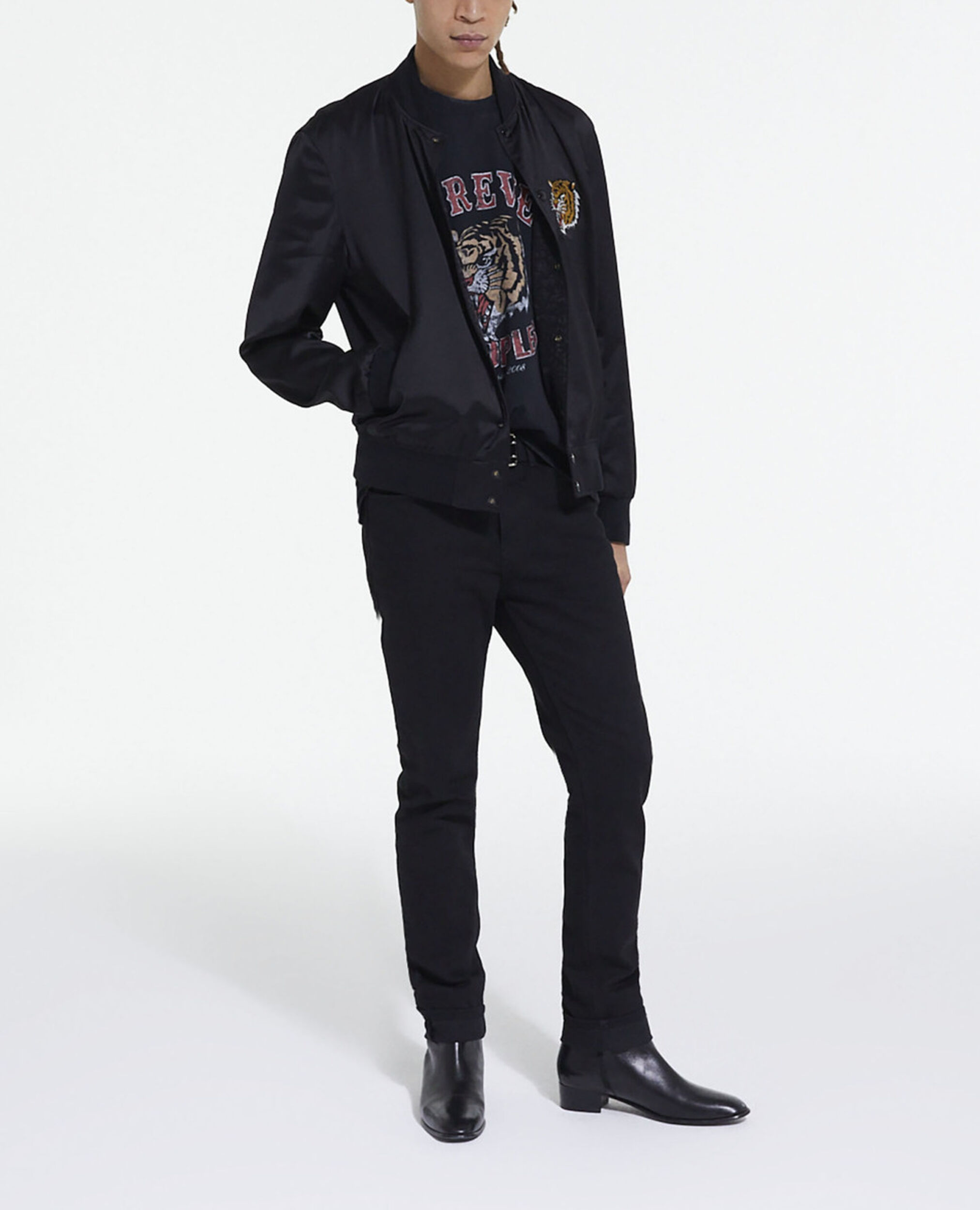 Blouson Forever Kooples réversible noir, BLACK, hi-res image number null