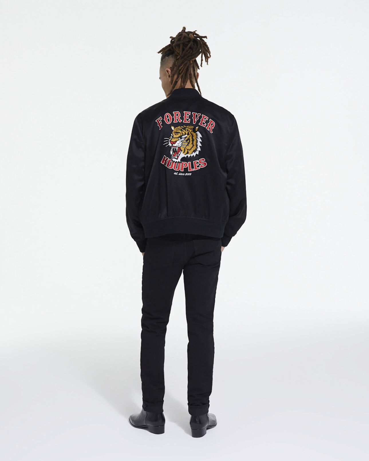 The Kooples HOMME BLACK blouson forever kooples réversible noir
