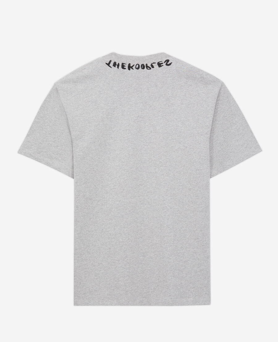 men's grey t-shirt with logo